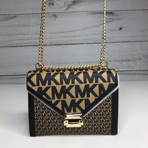 Michael Kors Whitney Large Logo Embossed NWT